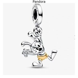 Pandora Disney Anniversary Oswald 0.009 ct tw Lab-created Diamond Dangle Charm